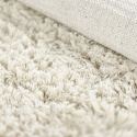 Hoogpolig Vloerkleed \'Fassale Handwoven Wool\' - Wit