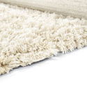 Hoogpolig Vloerkleed \'Fassale Handwoven Wool\' - Wit