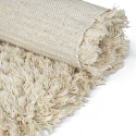 Hoogpolig Vloerkleed \'Fassale Handwoven Wool\' - Wit