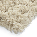 Hoogpolig Vloerkleed \'Fassale Handwoven Wool\' - Wit
