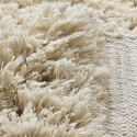 Hoogpolig Vloerkleed \'Fassale Handwoven Wool\' - Wit
