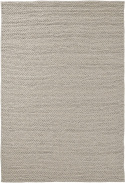 Wollen vloerkleed \'Talvia Braided Wool\' - Grijs