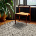 Wollen vloerkleed \'Talvia Braided Wool\' - Grijs
