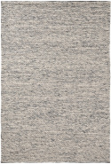 Wollen vloerkleed \'Talvia Braided Wool\' - Donkergrijs