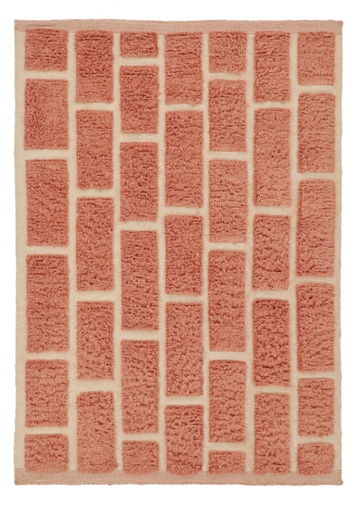 Vloerkleed \'Leknes Handgeweven Wol\' - Terracotta in de groep Inrichting / Vloerkleden / Ruggen bij Reforma (V10644)