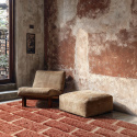 Vloerkleed \'Leknes Handgeweven Wol\' - Terracotta