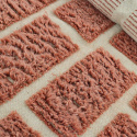 Vloerkleed \'Leknes Handgeweven Wol\' - Terracotta
