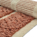 Vloerkleed \'Leknes Handgeweven Wol\' - Terracotta