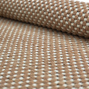 Wollen vloerkleed \'Ovelia\' - Bruin/wit