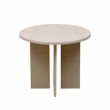 Salontafel \'Créme\' Rond 55 cm - Wit gepigmenteerd