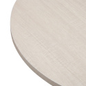 Salontafel \'Cr&eacute;me\' Rond 55 cm - Wit gepigmenteerd