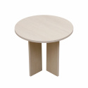 Salontafel \'Créme\' Rond 55 cm - Wit gepigmenteerd