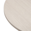 Salontafel \'Cr&eacute;me\' Rond 55 cm - Wit gepigmenteerd