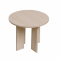 Salontafel \'Créme\' Rond 55 cm - Natuur