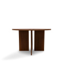 Salontafel \'Créme\' Rond 75cm - Walnoot