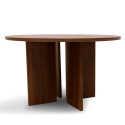 Salontafel \'Créme\' Rond 75cm - Walnoot