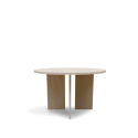 Salontafel \'Cr&eacute;me\' Rond 75cm - Wit gepigmenteerd