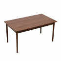 Eettafel \'Fager\' 135cm - Walnoot