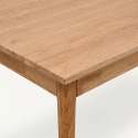 Eettafel \'Fager\' 135cm - Wit gepigmenteerd