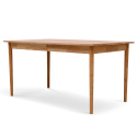 Eettafel \'Fager\' 135cm - Wit gepigmenteerd