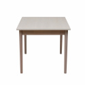 Eettafel \'Fager\' 135cm - Wit gepigmenteerd