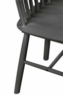 Stapelstoel \'Elsa\' - Zwart