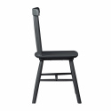 Stapelstoel \'Elsa\' - Zwart