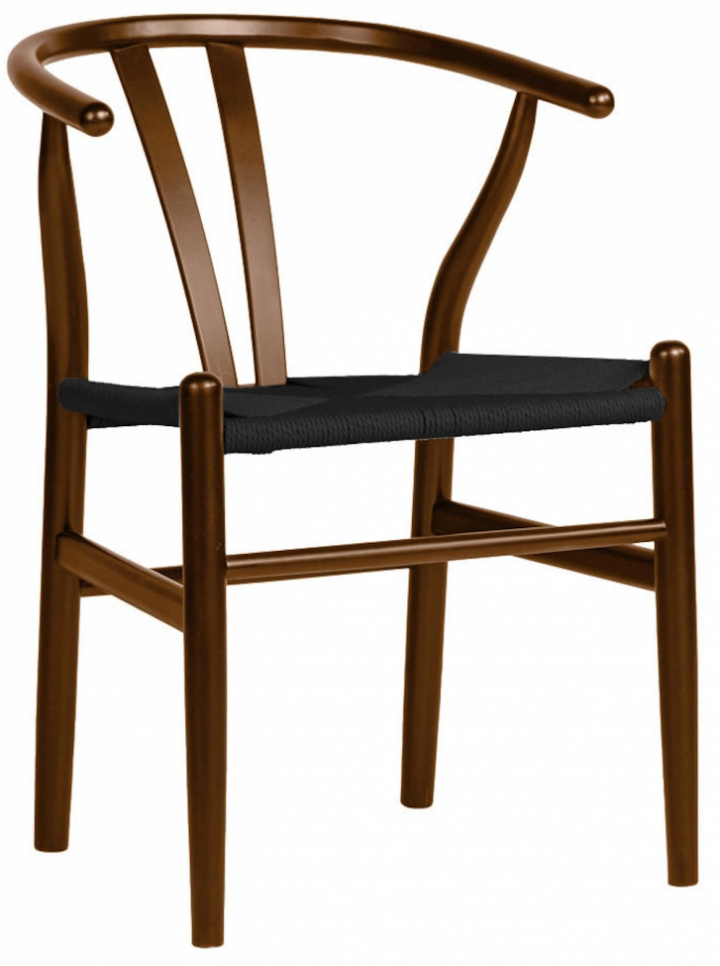 Stoel \'Alta\' - Noten/Zwart in de groep Meubels / Zitmeubels / Stoelen bij Reforma (WS-8651A-Blackbrown-NEW)