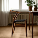 Stoel \'Alta\' - Noten/Zwart