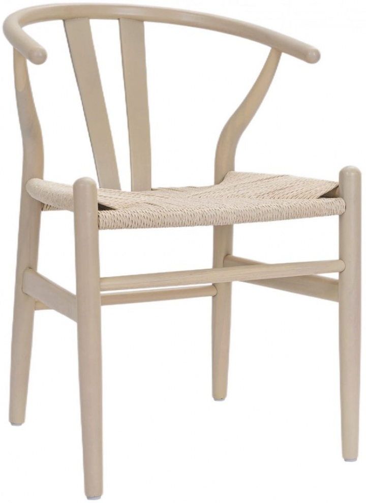 Stoel \'Alta\' - Witgepigmenteerd in de groep Campagne / Meubels bij Reforma (WS-8651A-Whitewashed-NEW)