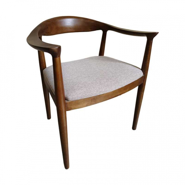 Stoel \'Ask\' - Noten/Grijs in de groep Meubels / Zitmeubels / Stoelen bij Reforma (WS-8656-Walnut)