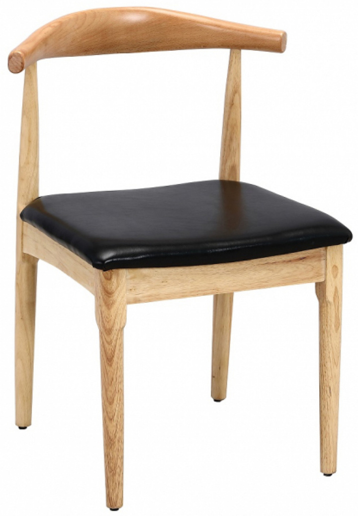Stoel \'Fager\' - Natuurlijk/Zwart in de groep Meubels / Zitmeubels / Stoelen bij Reforma (WS-8661)