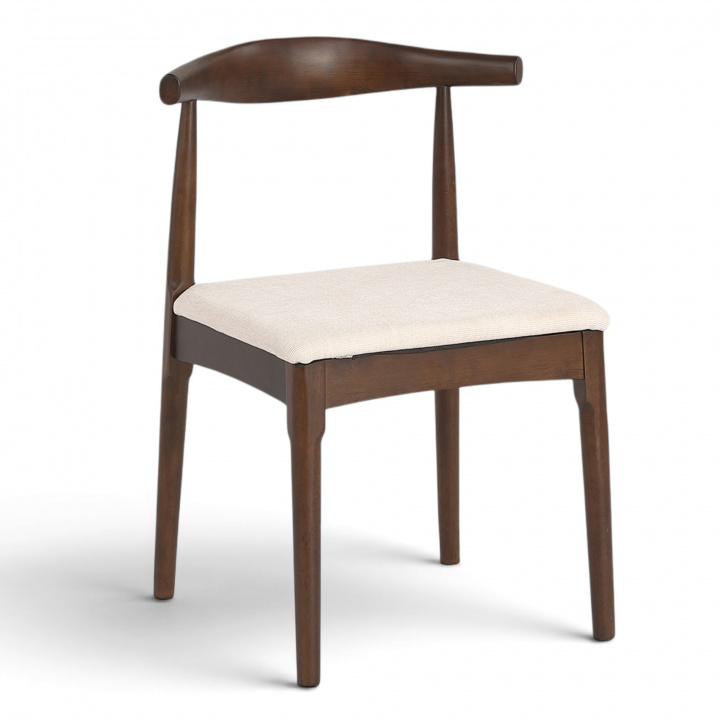 Stoel \'Fager\' - Noten/Beige in de groep Meubels / Zitmeubels / Stoelen bij Reforma (WS-8662-beige)