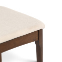 Stoel \'Fager\' - Noten/Beige