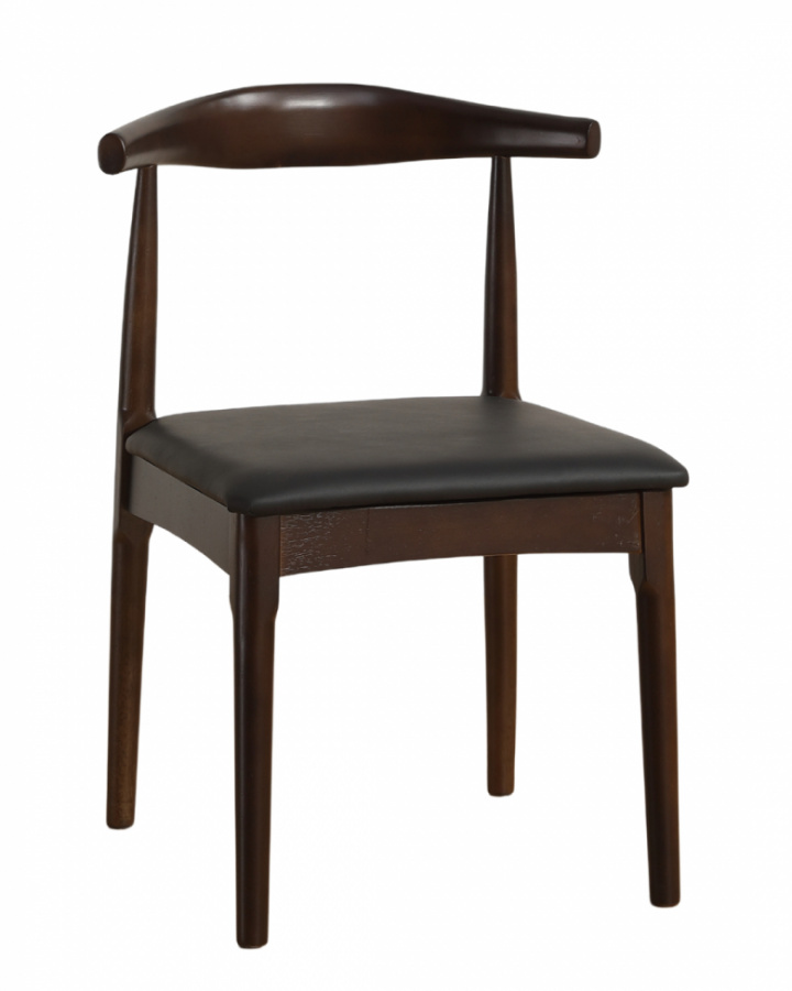 Stoel \'Fager\' - Noten/Zwart in de groep Meubels / Zitmeubels / Stoelen bij Reforma (WS-8662)