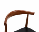 Stoel \'Fager\' - Noten/Zwart
