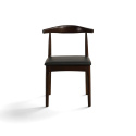Stoel \'Fager\' - Noten/Zwart