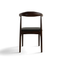 Stoel \'Fager\' - Noten/Zwart