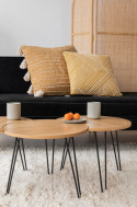 Salontafel \'Habbo\' 3 delen - Metaal/Hout