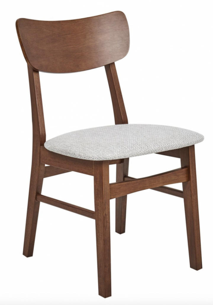 Stoel \'Ingarö\' - Noten/Grijs in de groep Meubels / Zitmeubels / Stoelen bij Reforma (WS-ND001-walnut-grey)