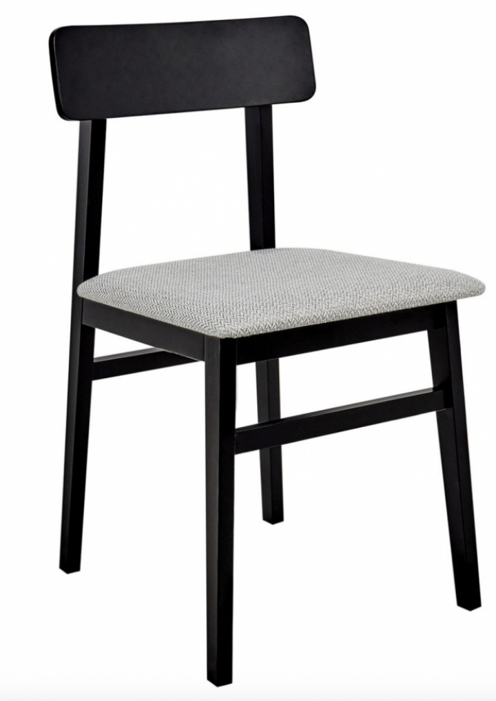 Stoel \'Ålesund\' - Zwart/Grijs in de groep Meubels / Zitmeubels / Stoelen bij Reforma (WS-ND004-black-grey)