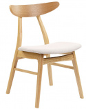 Stoel \'Asta\' - Natuurlijk/Beige