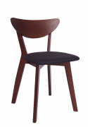 Stoel \'Sirdal\' - Noten/Donkergrijs