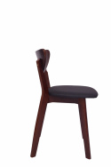 Stoel \'Sirdal\' - Noten/Donkergrijs