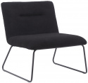 Fauteuil \'Chelsea\' - Zwart/Teddy