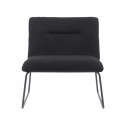Fauteuil \'Chelsea\' - Zwart/Teddy
