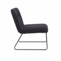 Fauteuil \'Chelsea\' - Zwart/Teddy
