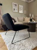 Fauteuil \'Chelsea\' - Zwart/Teddy