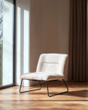 Fauteuil \'Chelsea\' - Wit/Teddy