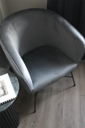Fauteuil \'Rio\' - Grijs/Velours